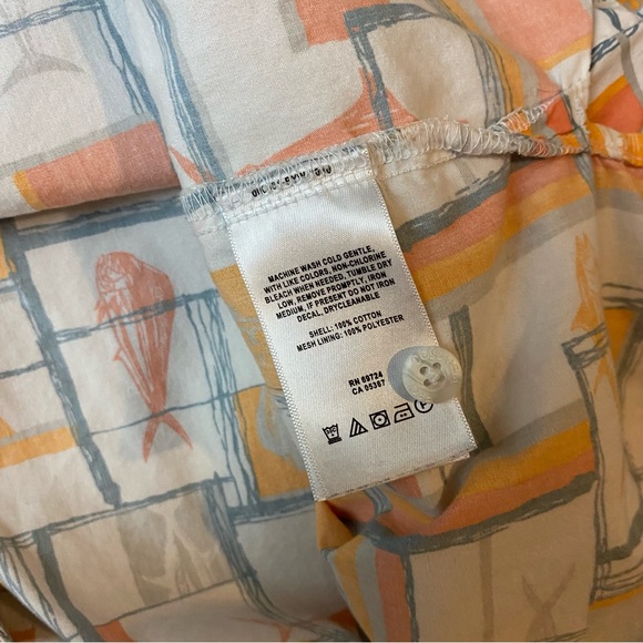 Columbia PFG Size Large Fish Fabric Short Sleeve - Picture 6 of 7